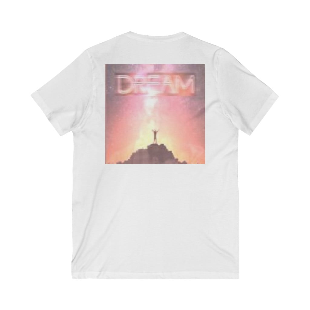 Unisex Jersey Short Sleeve V-Neck Tee - Image 2